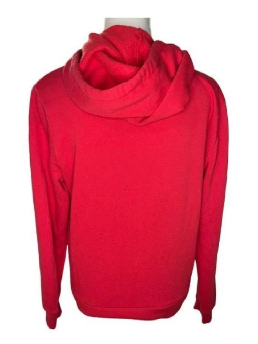 PINK Victoria's Secret Red Zip-Up Hoodie with Gold Script - Picture 2 of 3